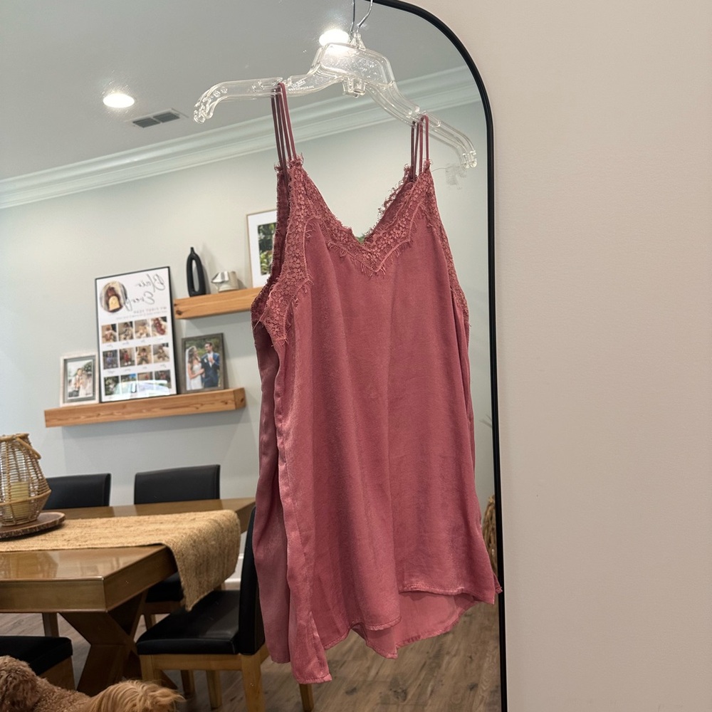 Silk tank top